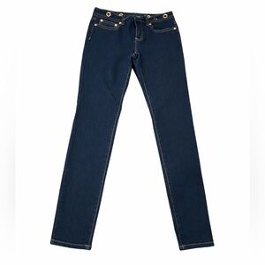 Michael Kors Dark Wash Skinny Jeans Size 2 Stretch Denim New